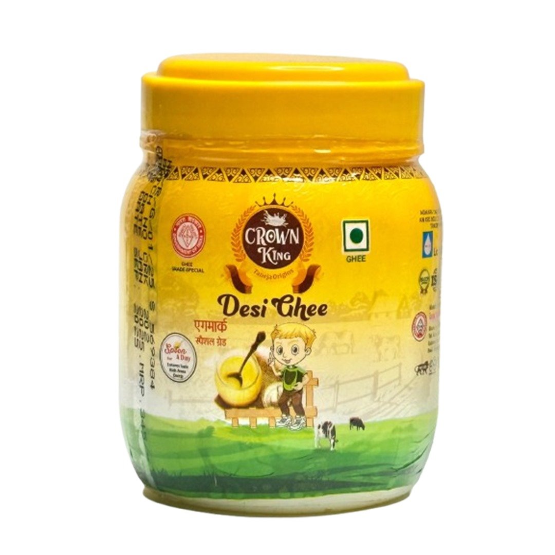 Crown King Desi Ghee – 500ml of Pure Golden Goodness
