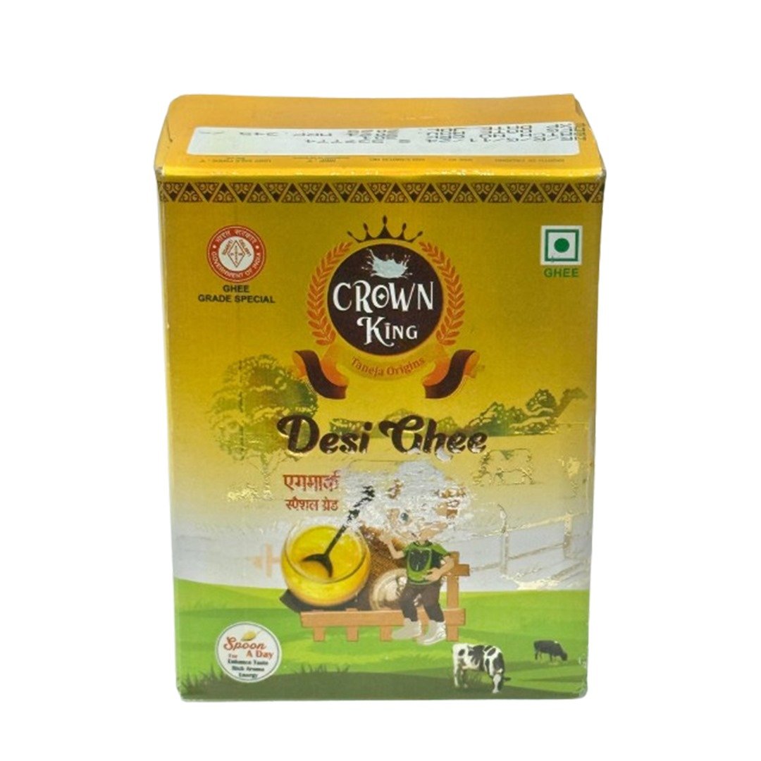 Crown King Desi Ghee – 500 ml of Pure Goodness