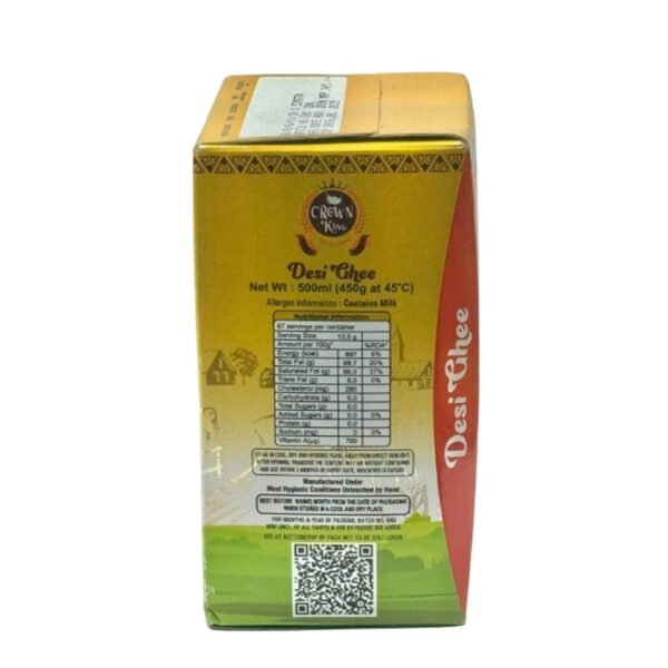 Crown King Desi Ghee – 500 ml of Pure Goodness - Image 2