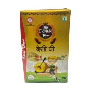 Crown King Desi Ghee – 1 Liter of Pure Goodness